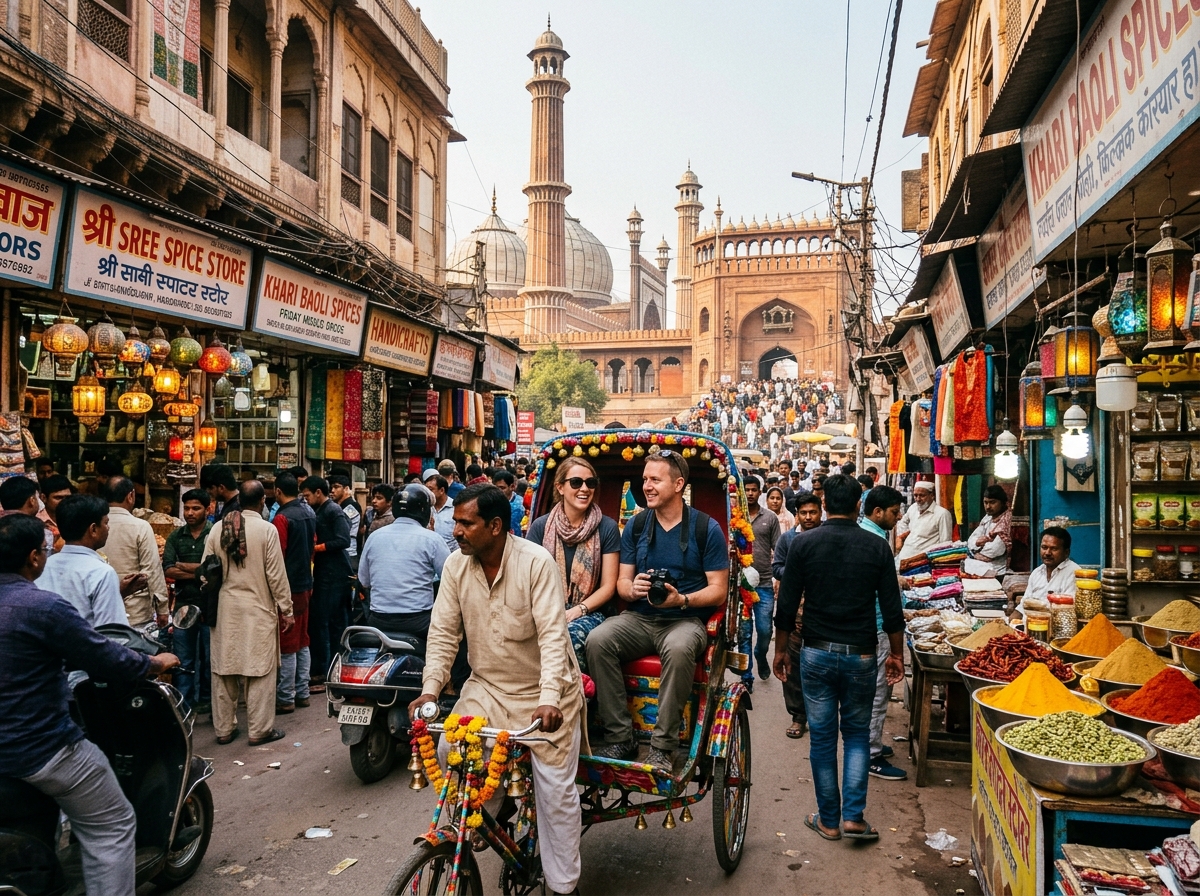 Old Delhi Rickshaw Sightseeing